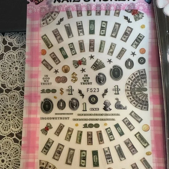 Assorted Nail Art Sticker Set - Picture 2 of 11